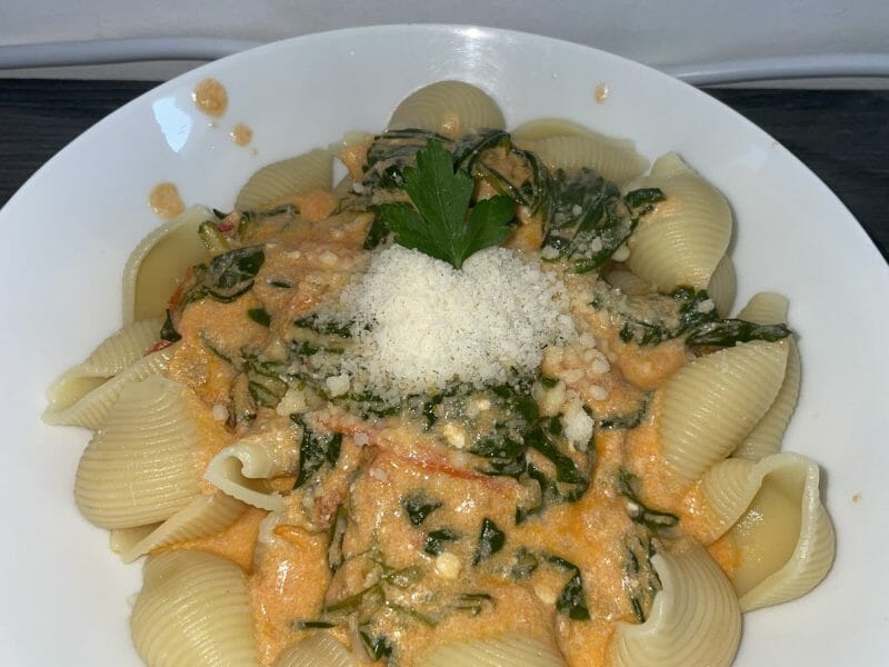 Cliquez pour zoomer ! Pâtes tomates cerises et ricotta Thermomix par esmeralda_7