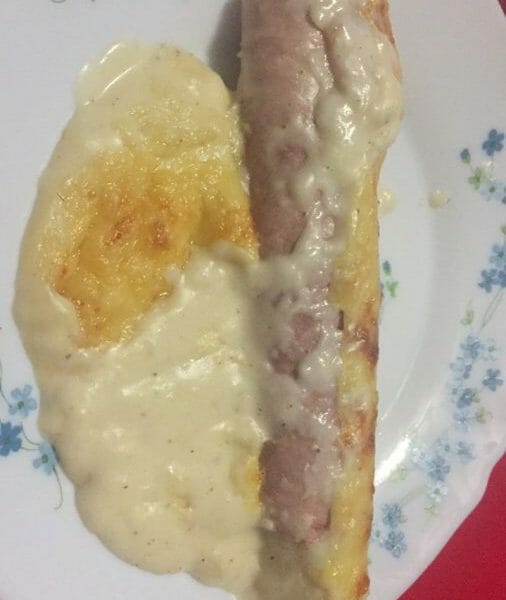 Cliquez pour zoomer ! Gratin de poireau au jambon Thermomix par djaurelie