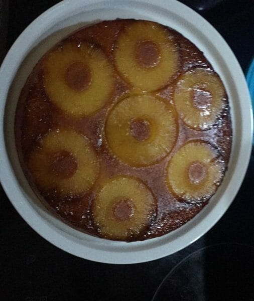 Cliquez pour zoomer ! Gâteau renversé à l’ananas Thermomix par djaurelie