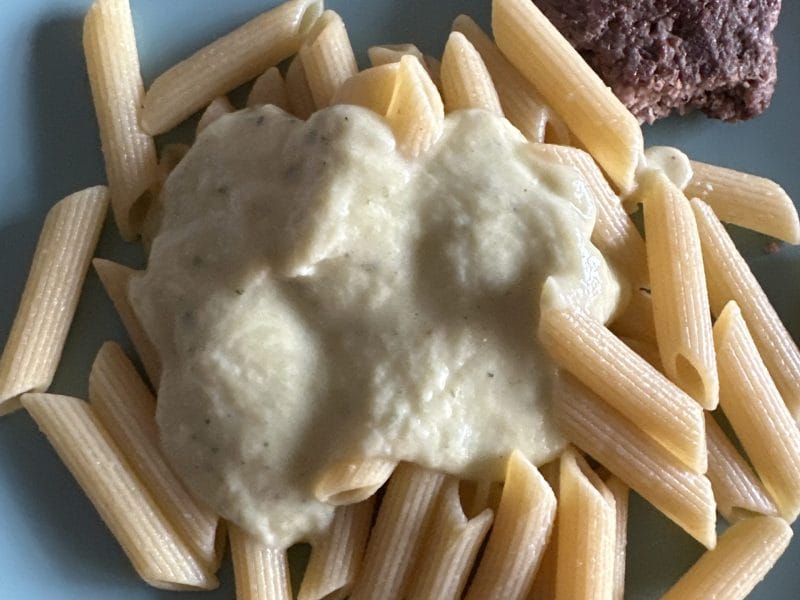 Cliquez pour zoomer ! Farfalle à la crème de courgettes Thermomix par Aly_