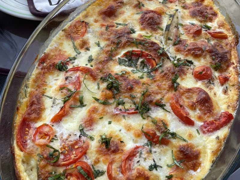 Tian de légumes et mozzarella Thermomix par Josiane66