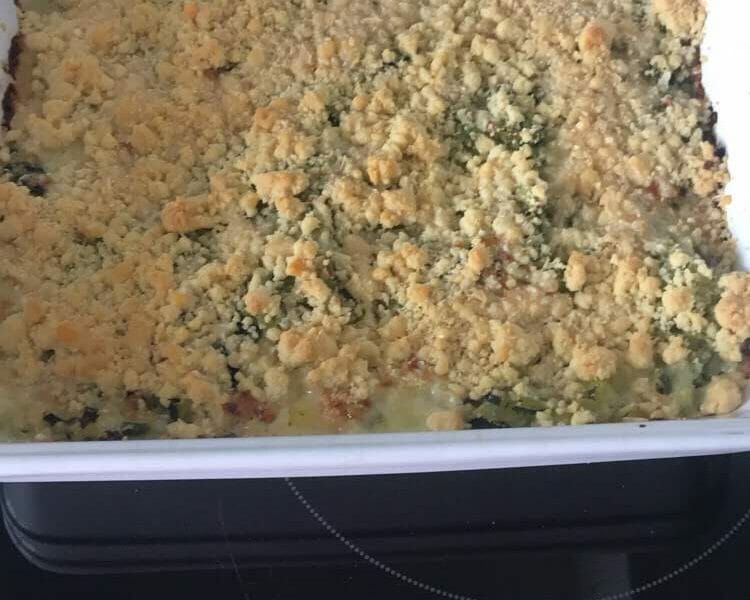 Cliquez pour zoomer ! Crumble poulet, courgettes et parmesan Thermomix par Agathe79