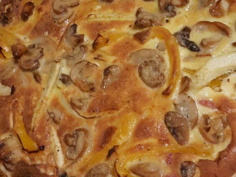 Cliquez pour zoomer ! Quiche poivrons et courgettes Thermomix par you_4