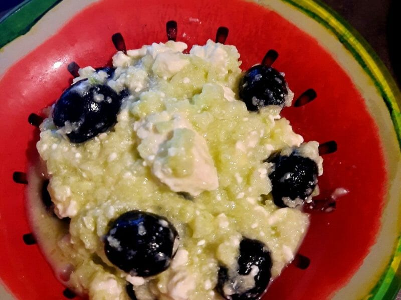 Cliquez pour zoomer ! Salade de courgettes à la feta Thermomix par you_4