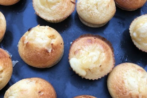 Cliquez pour zoomer ! Fondants au citron, coeur de lemon curd Thermomix par bebelle77550