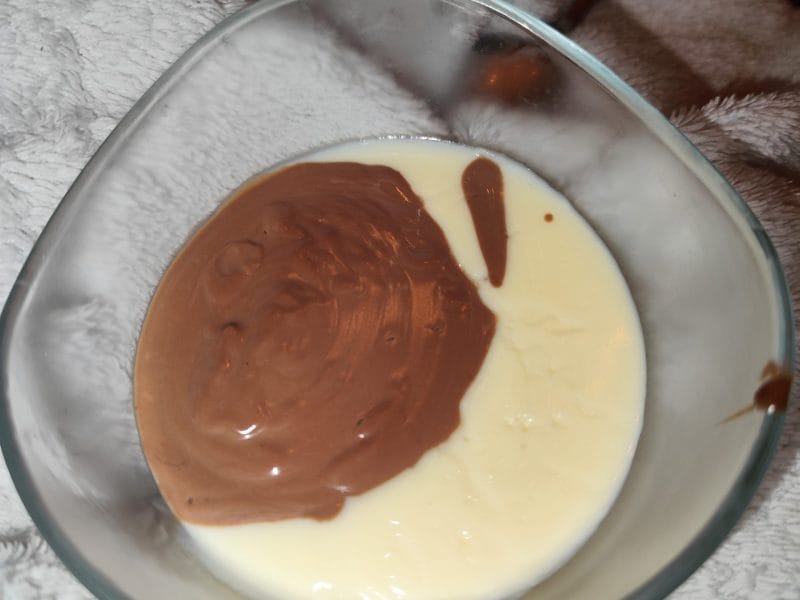 Cliquez pour zoomer ! Crème dessert au deux saveurs Thermomix par celine_29260