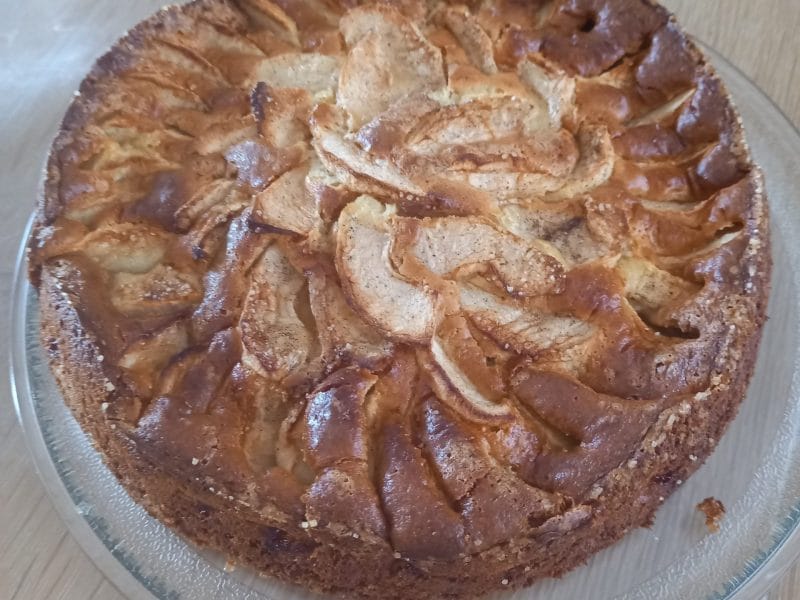Cliquez pour zoomer ! Gâteau aux pommes et mascarpone Thermomix par celine_29260