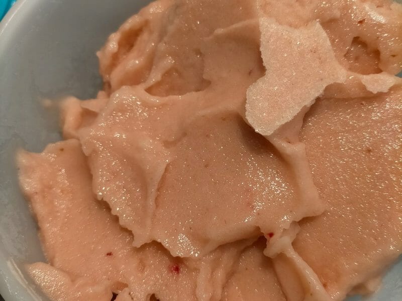 Cliquez pour zoomer ! Sorbet pêche Thermomix par melanie156