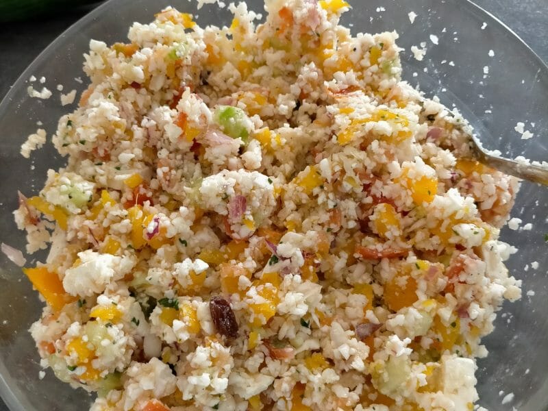 Taboulé de chou-fleur au Thermomix - Cookomix