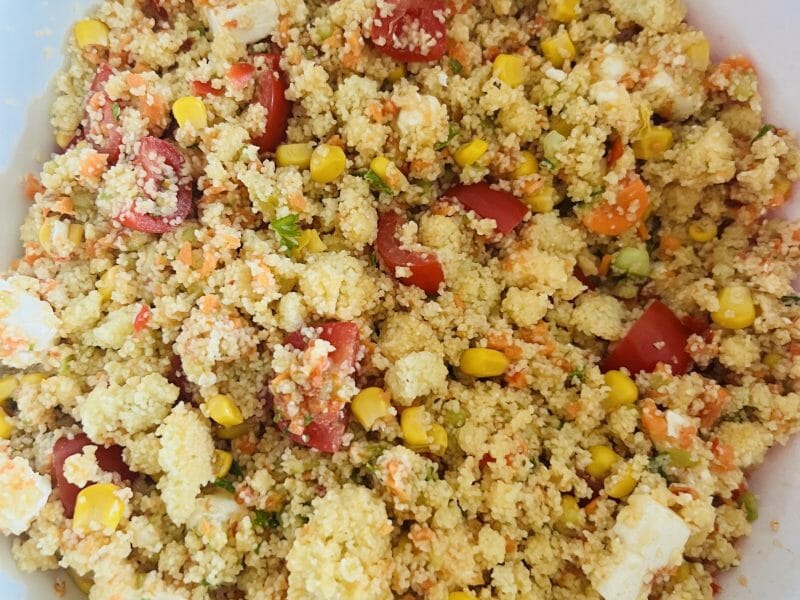 Cliquez pour zoomer ! Salade de couscous façon taboulé Thermomix par mariektm68