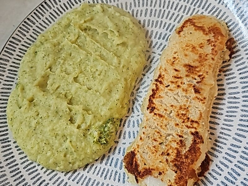 Cliquez pour zoomer ! Purée de brocolis et pommes de terre Thermomix par sandie_22