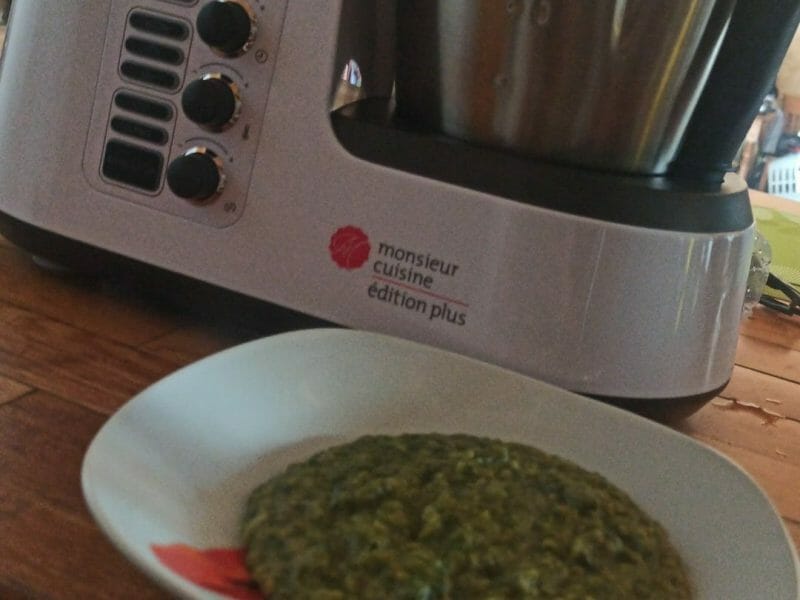 Cliquez pour zoomer ! Dhal d’épinards et de lentilles corail Thermomix par paclaire