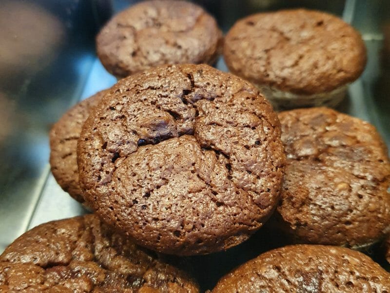 Cliquez pour zoomer ! Browfins choco banane et pécan Thermomix par mllechouette