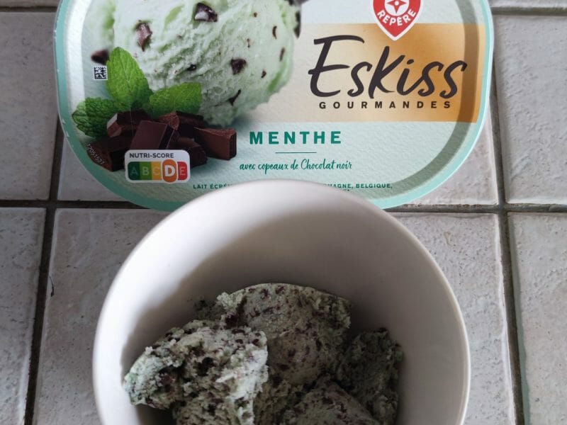 Cliquez pour zoomer ! Glace menthe chocolat Thermomix par Sarah