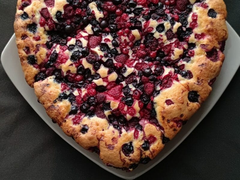 Cliquez pour zoomer ! Bublanina aux fruits rouges Thermomix par Sarah