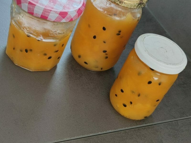 Cliquez pour zoomer ! Confiture de mangues et fruits de la passion Thermomix par Sarah