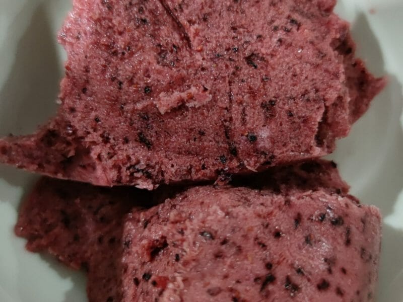 Cliquez pour zoomer ! Glace à la fraise Thermomix par Sarah