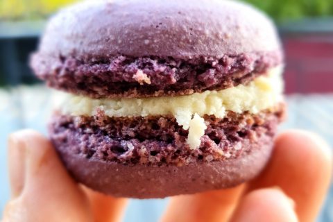 Cliquez pour zoomer ! Ganaches coco et fraise tagada pour macarons Thermomix par Lydie