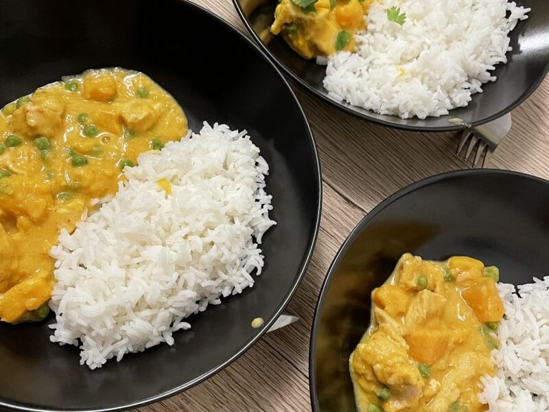 Cliquez pour zoomer ! Curry de poulet aux patates douces Thermomix par aoa34