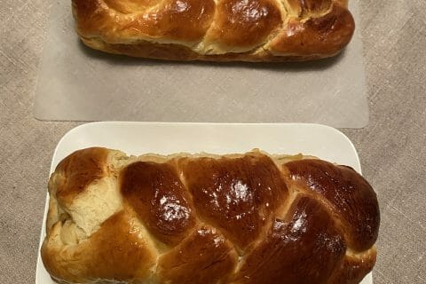 Cliquez pour zoomer ! Brioche aux pommes caramélisées Thermomix par SandOise