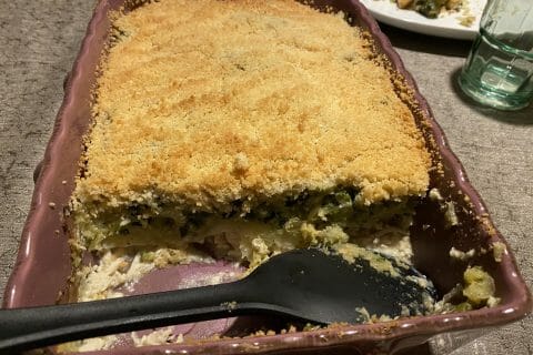 Cliquez pour zoomer ! Crumble poulet, courgettes et parmesan Thermomix par SandOise