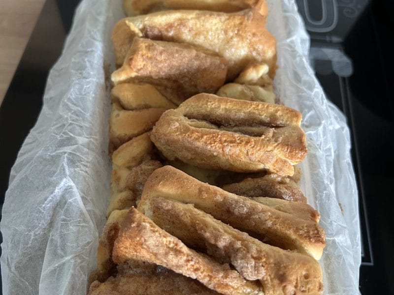 Cliquez pour zoomer ! Brioche à effeuiller à la cannelle Thermomix par SandOise