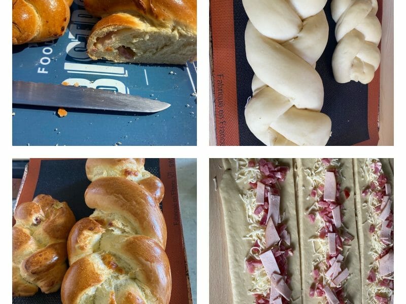 Cliquez pour zoomer ! Brioche salée jambon fromage Thermomix par SandOise