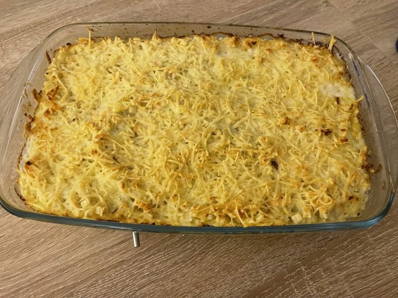Cliquez pour zoomer ! Gratin de crozets aux courgettes et saumon fumé Thermomix par pascalyne_dtn