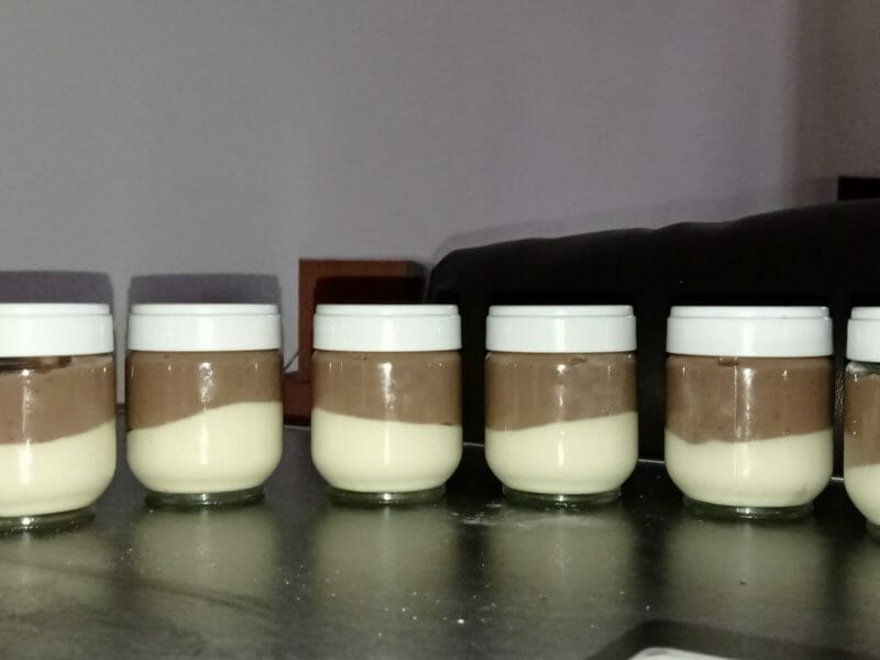 Cliquez pour zoomer ! Crème dessert au deux saveurs Thermomix par gigi82