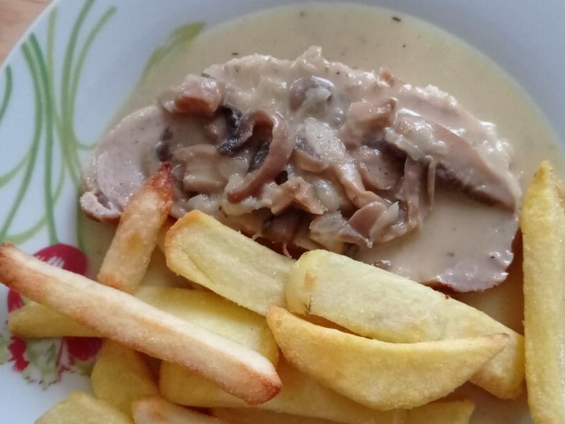 Cliquez pour zoomer ! Roti de porc sauce échalote Thermomix par gigi82