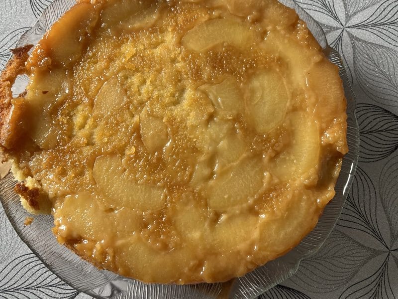 Cliquez pour zoomer ! Gâteau renversé aux pommes caramélisées Thermomix par Marie Giry