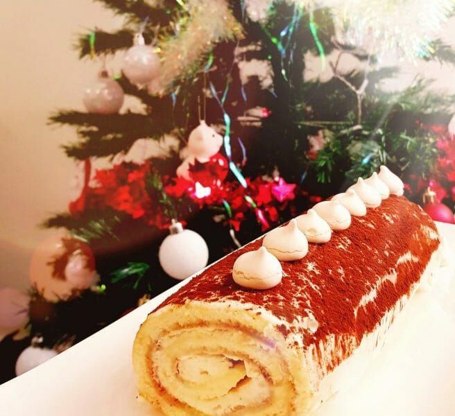 Cliquez pour zoomer ! Bûche Tiramisu Thermomix par Noemie683