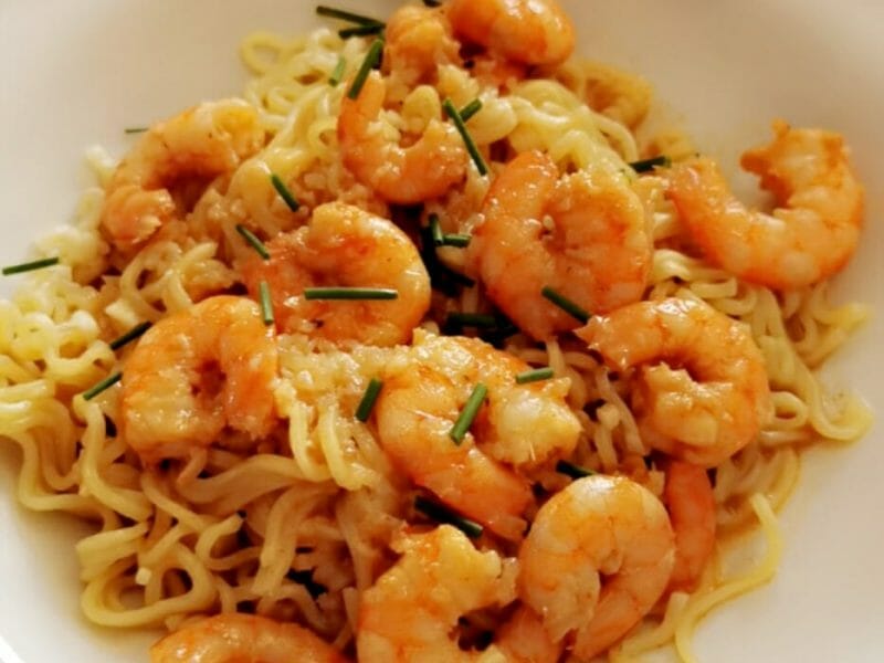 Cliquez pour zoomer ! Bo Bun de crevettes marinées Thermomix par krodu95