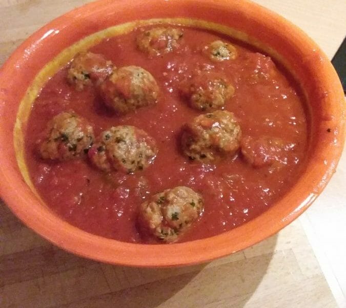 Boulettes de viande à la sauce tomate au Thermomix Cookomix