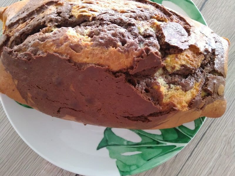 Cliquez pour zoomer ! Marbré au chocolat Thermomix par Mignot
