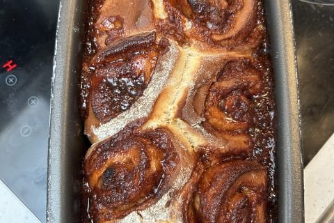 Cliquez pour zoomer ! Brioche à effeuiller à la cannelle Thermomix par Amélie
