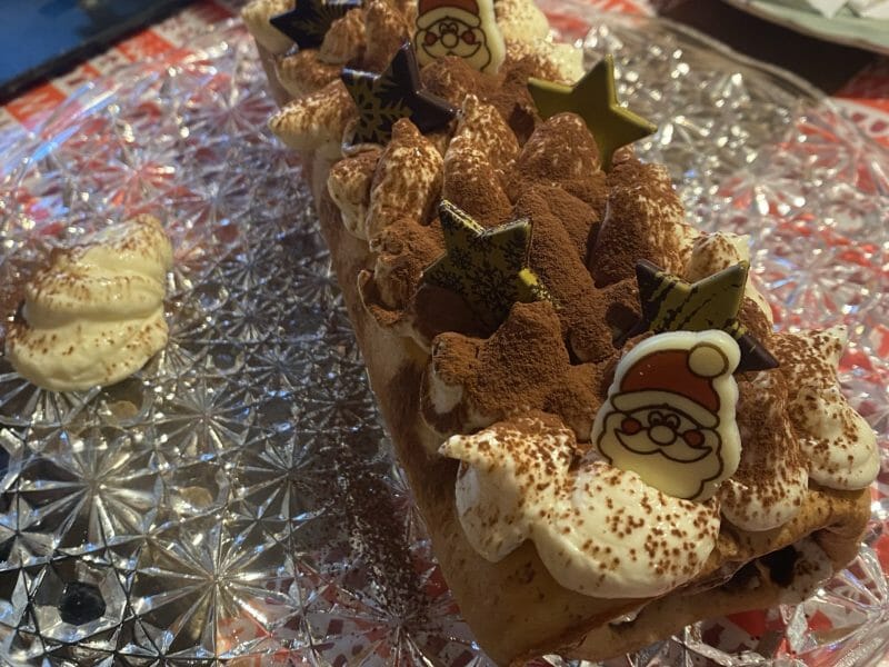 Cliquez pour zoomer ! Bûche Tiramisu Thermomix par Amélie