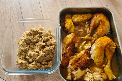Cliquez pour zoomer ! Poulet farci ail et olives vertes Thermomix par 🥐Cookie🥐