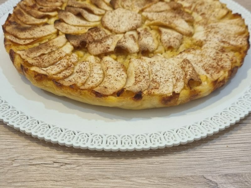 Cliquez pour zoomer ! Tarte aux pommes sans pâte Thermomix par 🥐Cookie🥐