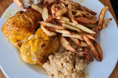 Cliquez pour zoomer ! Poulet farci ail et olives vertes Thermomix par 🥐Cookie🥐