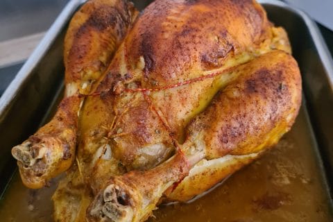 Cliquez pour zoomer ! Poulet farci ail et olives vertes Thermomix par 🥐Cookie🥐