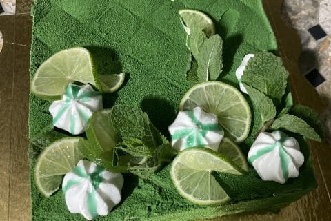 Cliquez pour zoomer ! Bavarois Mojito Thermomix par celin44