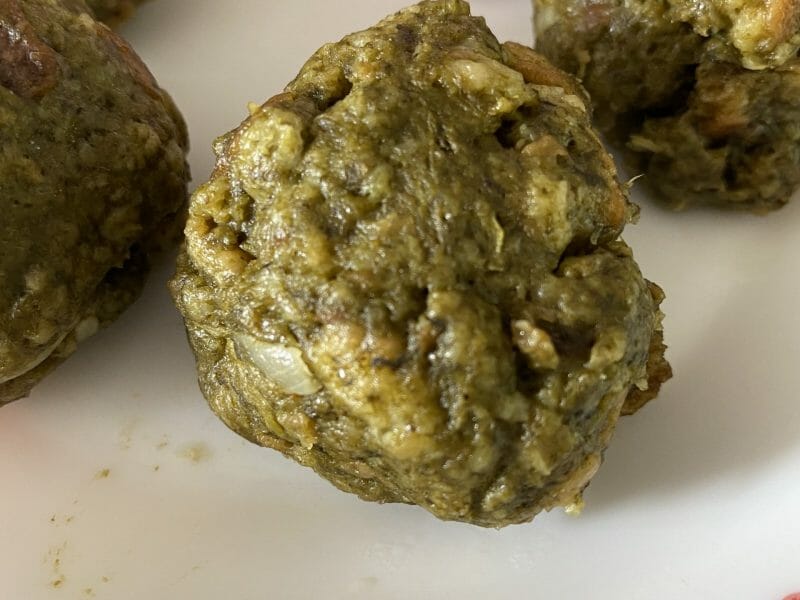 Cliquez pour zoomer ! Boulettes d’épinards et parmesan Thermomix par chouchoumag1405