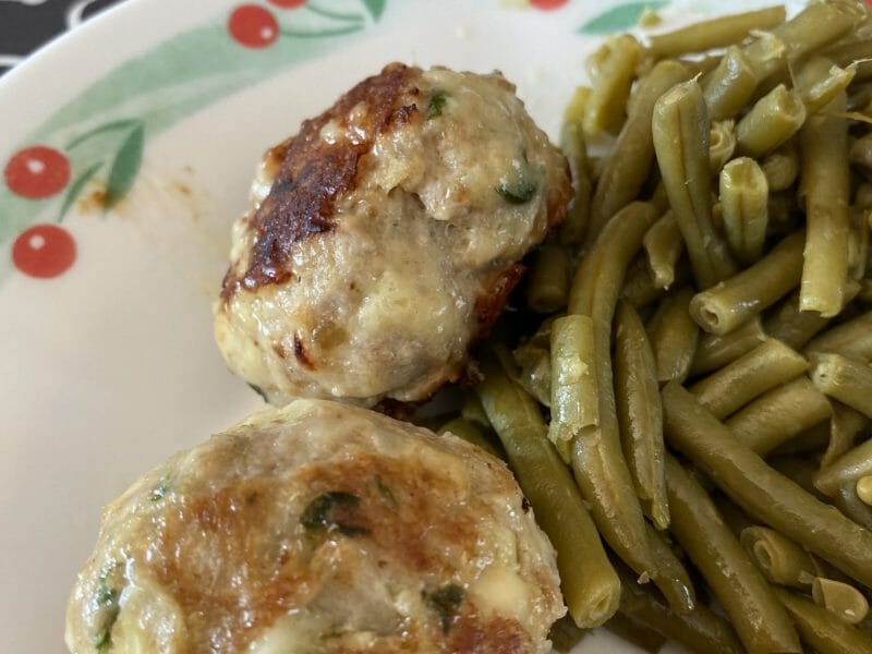 Cliquez pour zoomer ! Boulettes de veau à la tomme Thermomix par chouchoumag1405