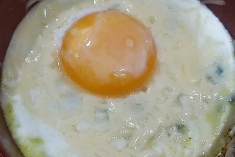 Cliquez pour zoomer ! Oeufs cocotte épinards et chorizo Thermomix par winnie36