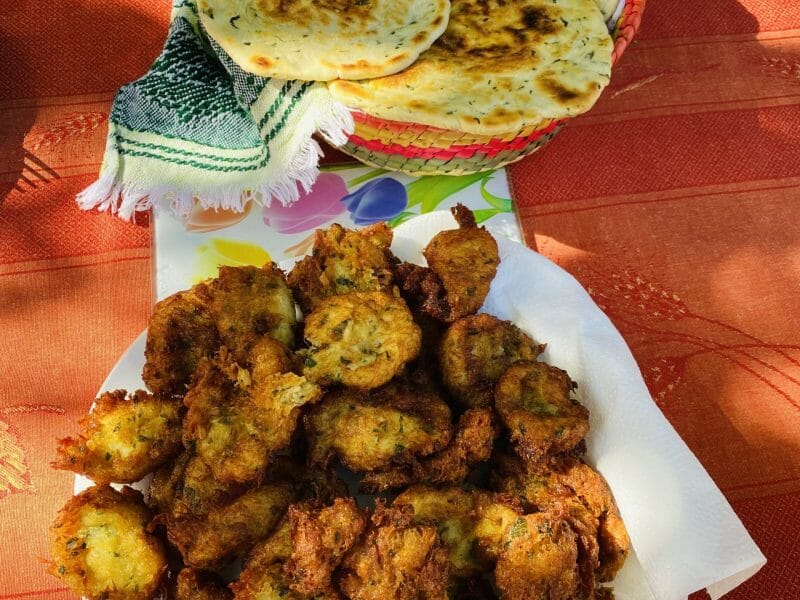 Cliquez pour zoomer ! Naans à l’ail et à la coriandre Thermomix par La mexicana