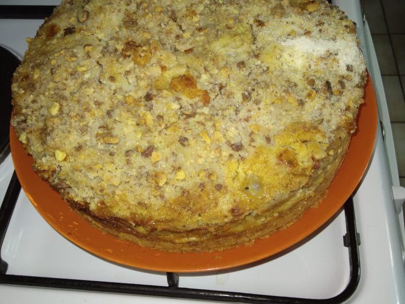 Cliquez pour zoomer ! Tarte aux pommes façon crumble Thermomix par hestia2014