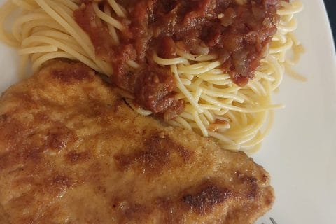 Cliquez pour zoomer ! Escalopes milanaises Thermomix par Véro la Poupouillette 91