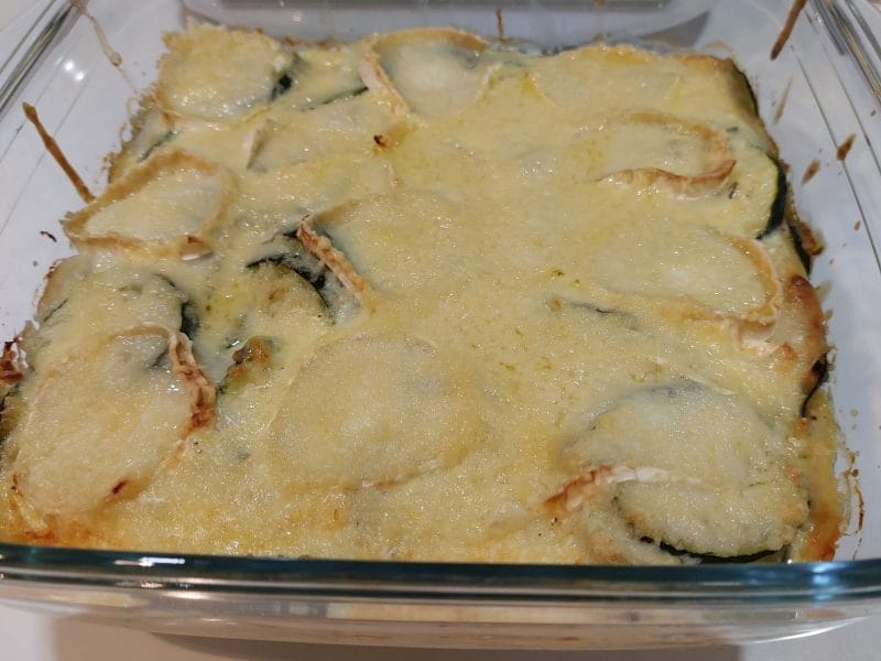 Cliquez pour zoomer ! Gratin de courgettes au chèvre Thermomix par Véro la Poupouillette 91