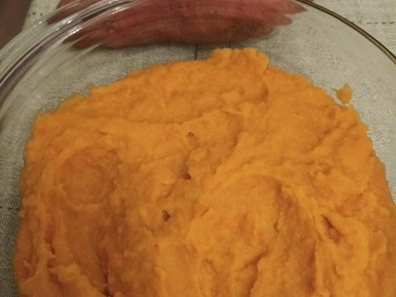 Cliquez pour zoomer ! Purée de patates douces au lait de coco Thermomix par marianne_60